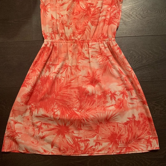 Mango pink floral A line dress, size 2 - Picture 2 of 8